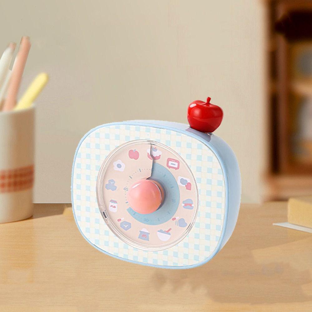 Magnetic Countdown Clock Ultra Silent Kitchen Mechanical Timer Classroom Learning