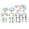 Beautiful Multiple Type Stainless Steel Puncture Hybrid Set Nose Stud