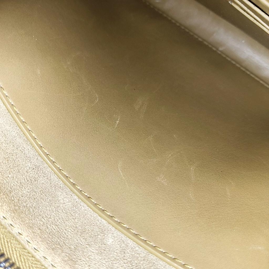 [Pre-Owned] Intreccio Woven Zip Leather Document Bag - Very Good #1ADJOUC