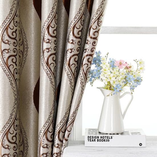 Полиэстеровая занавеска премиум-класса, устойчивая к разрыву, стильная затемняющая занавеска из полиэстера с люверсами для детской комнаты