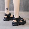 Fashion Sports Sandals for Women 2025 Summer New Wedge Platform Shoes for Outerwear Versatile Thick-soled Beach Shoes for Women