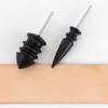Black Leather Burnisher Handmade Electric Polishing Slicker Leather Edge Polishing Slicker  Craft