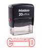 Printtoo Custom Stamp CHARGED Self Inking Rubber Stamp Office