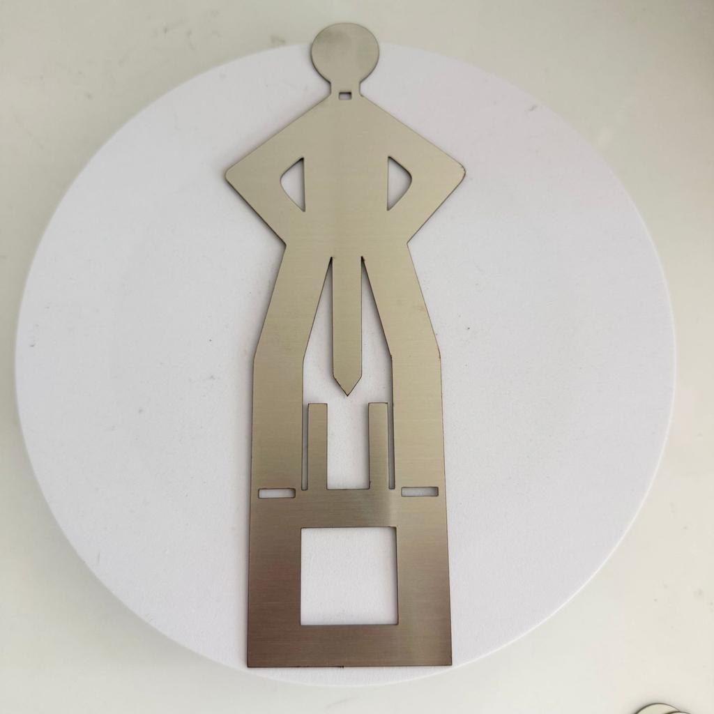 Держатель для колбасок для барбекю из нержавеющей стали, решетка для гриля в форме фигуры для приготовления на открытом воздухе (20.5x7.5см)