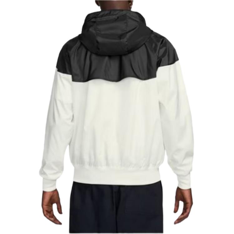 Nike Мужская куртка с капюшоном и длинным рукавом с логотипом Куртки Мужские Белый DA0002-136