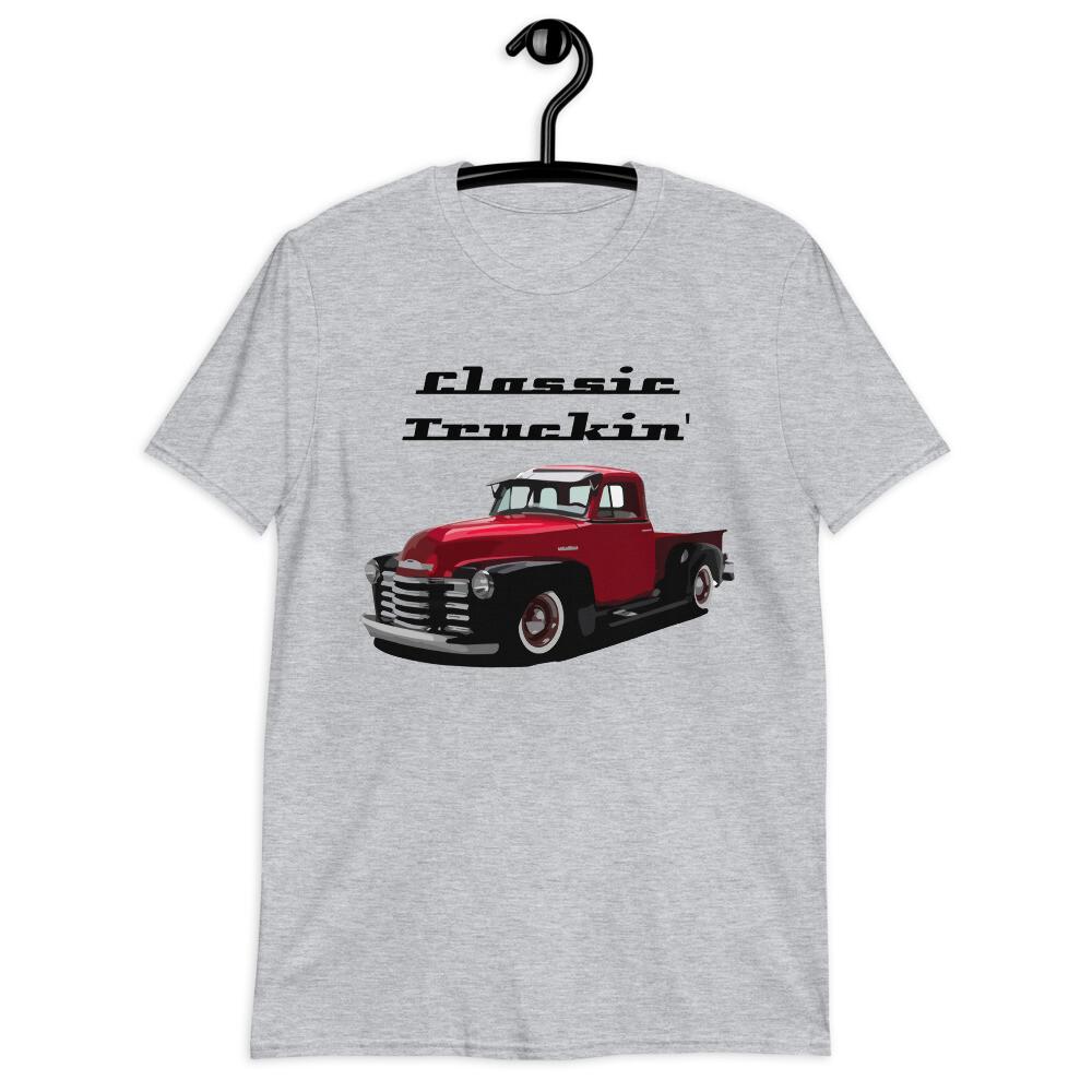 1951 Chevy 3100 Antique Pickup Truck Classic Truckin' Short-Sleeve T-Shirt