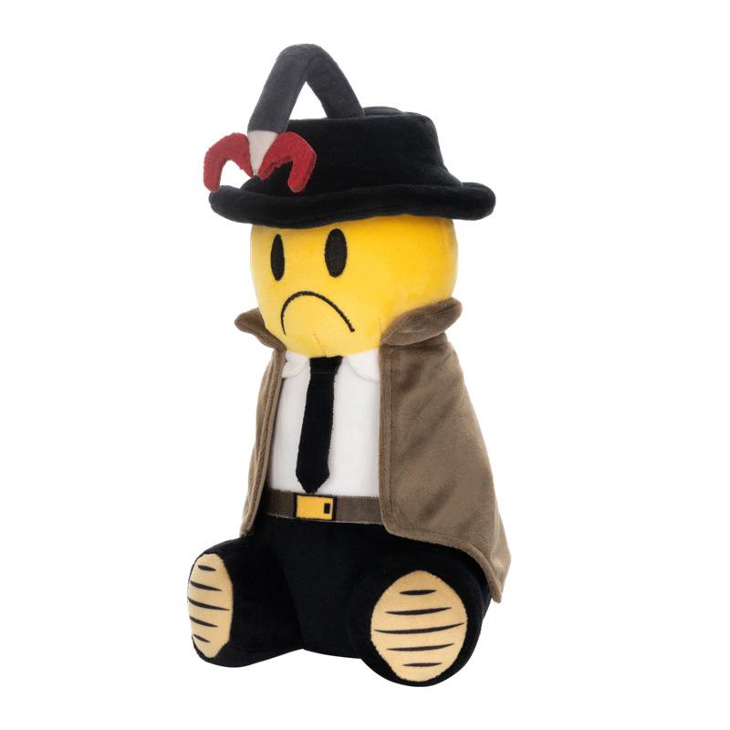 Armless Detective Plushie Toy Game Character Stuffed Animal Soft Cute Collectible Gift for Kids 35cm