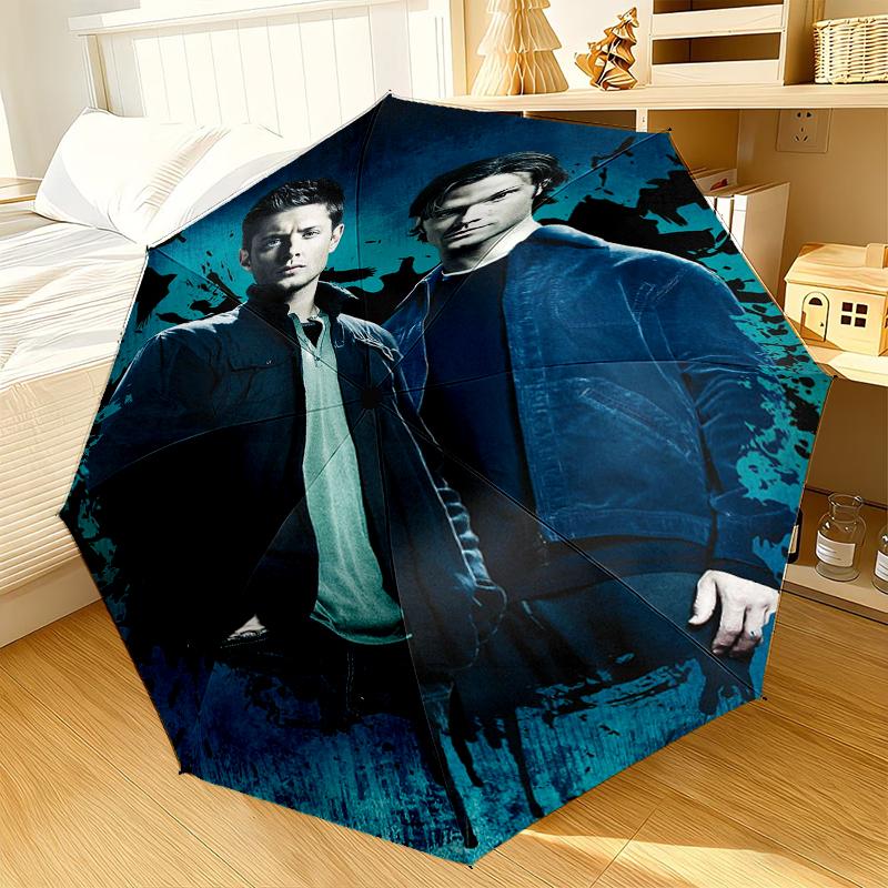 Super-natural Darkness Umbrella 8-Frame for Travel, camping, Casual Lightweight Portable Umbrella, Essential for every family Holidays Gift