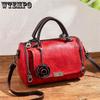 WTEMPO Elegant Handbag Women Crossbody Bag Small Tote Boston Bag Flower Ornament
