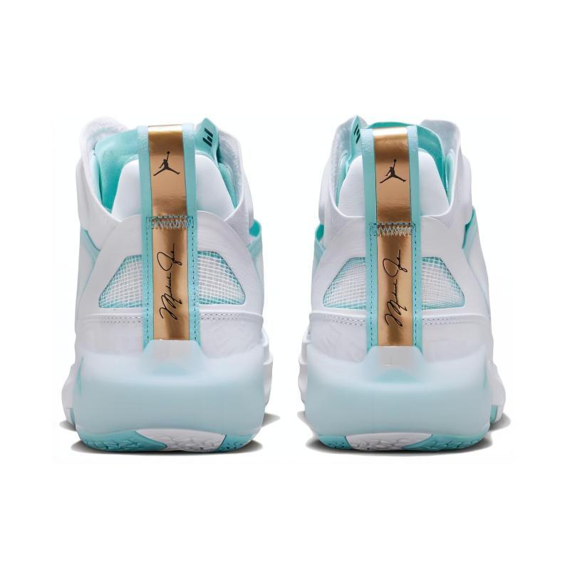 Air Jordan Го Аилунь X Air Jordan 37 Pf 'Белый Островной Зеленый' Jordan DV0921-173