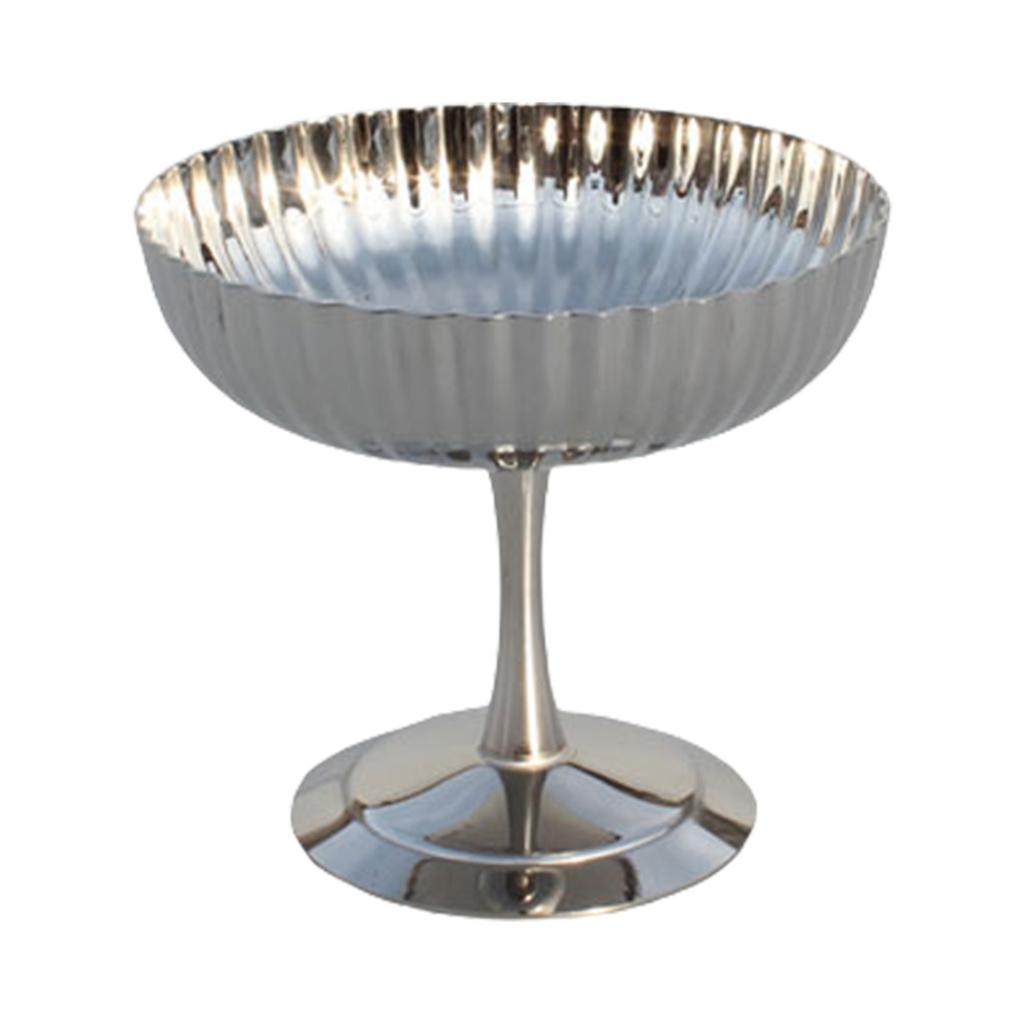 Миска для мороженого из нержавеющей стали Элегантная десертная чашка для домашних вечеринок и общественных мероприятий Блюдо для подачи сорбета и мусса