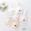 Cartoon Printed Teenagers Girls Sling Bras Cute Kids Breathable Underwear
