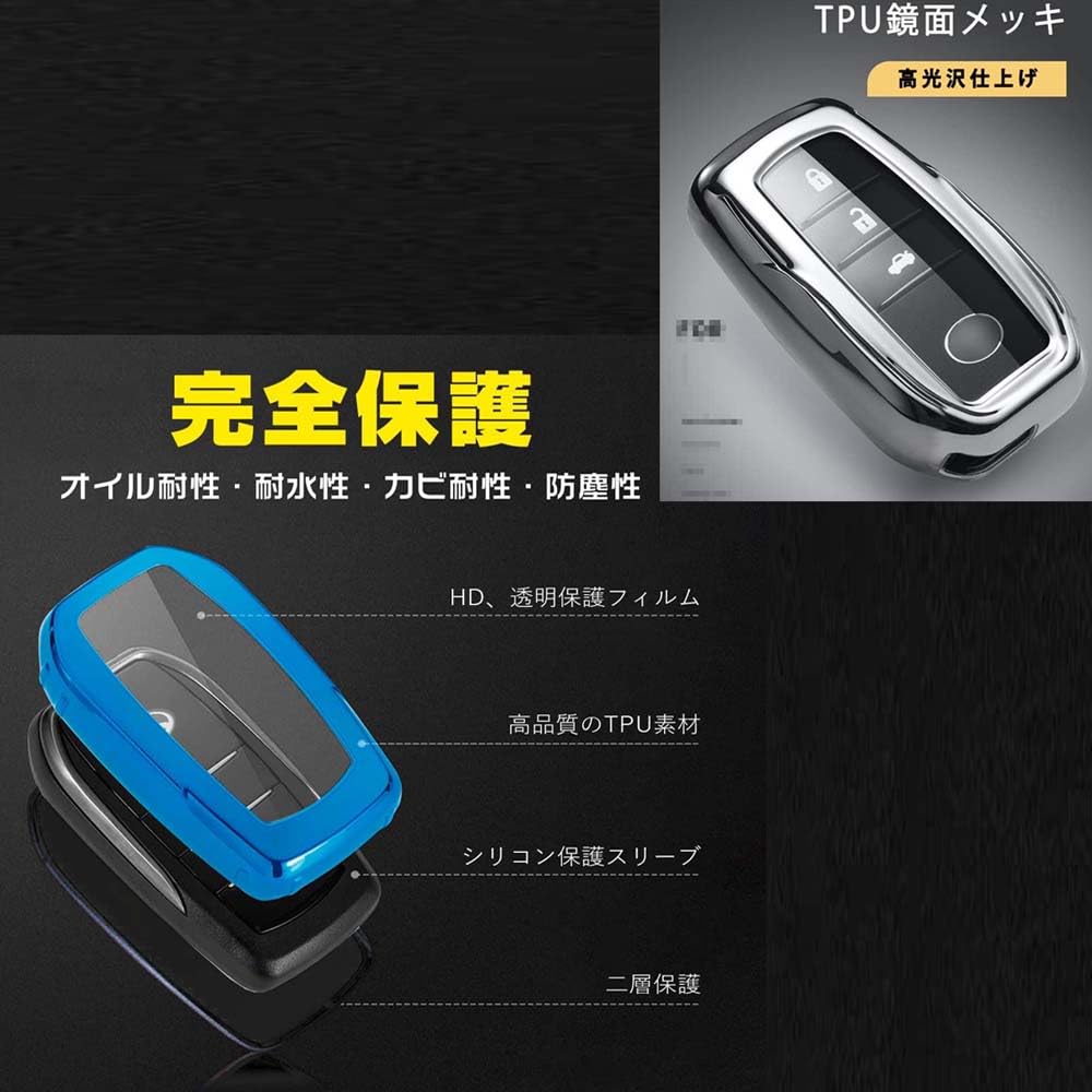 [Kmwy] Toyota Smart Key Case Harrier 80 Series Boxy 90 Noah New Model Aqua