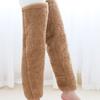 Осенние и зимние женские наколенники теплые носки однотонные теплые толстые чулки