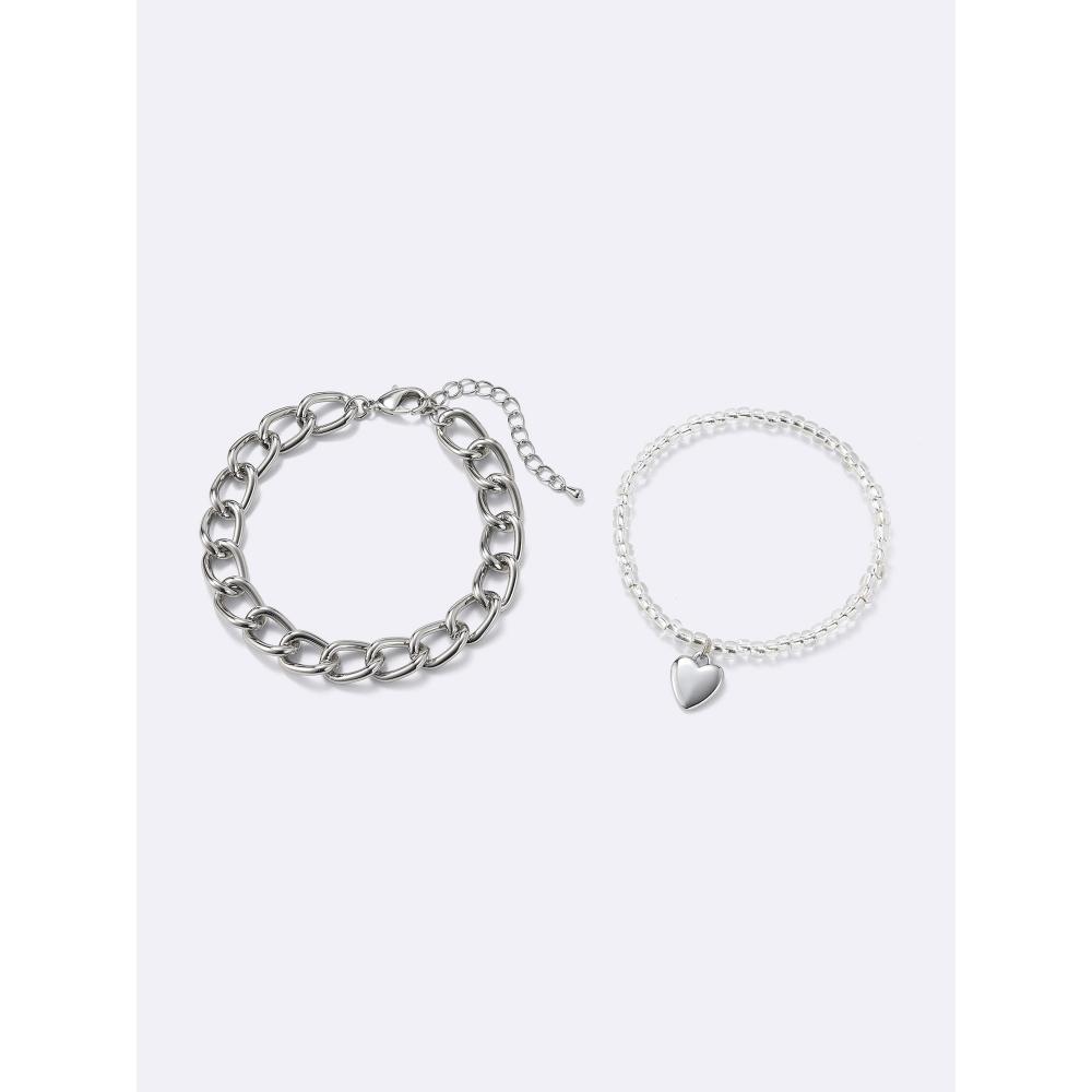 GU by Uniqlo Браслет из бусин с мотивом сердца