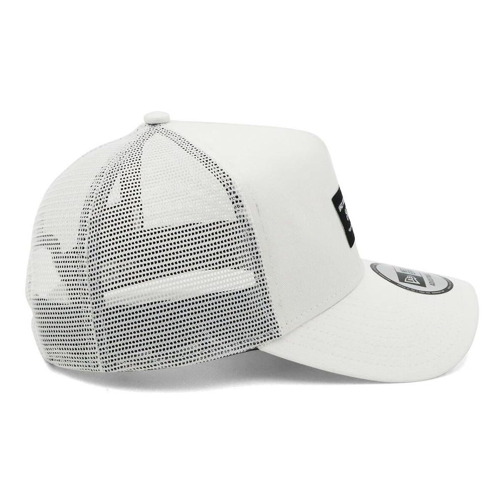 Newera сетчатая кепка 9FORTY Trucker 14666236 N010AT465 белая бесплатная черная нашивка ONSPOTZ изготовленная на заказ кепка Kyu Forty A Frame унисекс летняя солнцезащитная защита от ультрафиолета