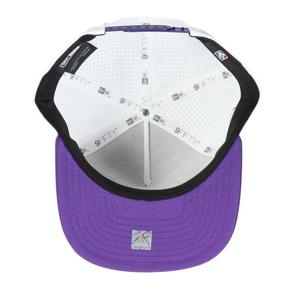 New Era 9FIFTY NBA Лазерная перфорация LAL Белый Размер 950AF NBA Loslack NER36C7972 Двухцветная кепка, M/L, LP, Двухцветный белый, 14388565,
