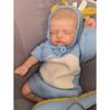 Realistic 3D Painted Skin Reborn Baby Dolls Cloth Body 46 Cm Close Eyes Bebe Reborn Doll Looks Like Sleeping Fashion Gift Toy