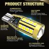 2 шт. T15 W16W светодиодные лампы Canbus автомобильные фары 2000LM 28SMD 3030 чипы 9012 921 с объективом без ошибок задний резервный фонарь заднего хода авто лампа 6000K белый 12 В