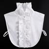 43 Styles Fake Collar Stand Lapel Shirt Detachable Collar Women Lace Floral False Collar Half Shirt Blouse Faux Col
