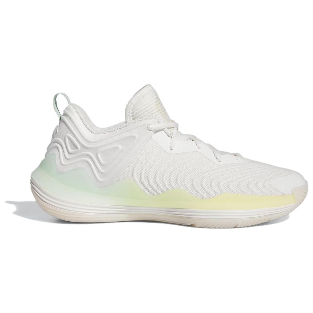 Adidas D Rose Son Of Chi 3 Универсальные Модные Амортизирующие Нескользящие Прочные Низкие Баскетбольные Кроссовки Мужские кроссовки Белые IE7804