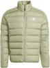 Зимняя куртка Essentials 3 Stripes Light Down Jacket (IX8909) зеленый