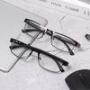 Light Resin Metal Titanium Alloy Business Reading Glasses Vision Care +1.00~+4.0 Diopter Eyeglasses