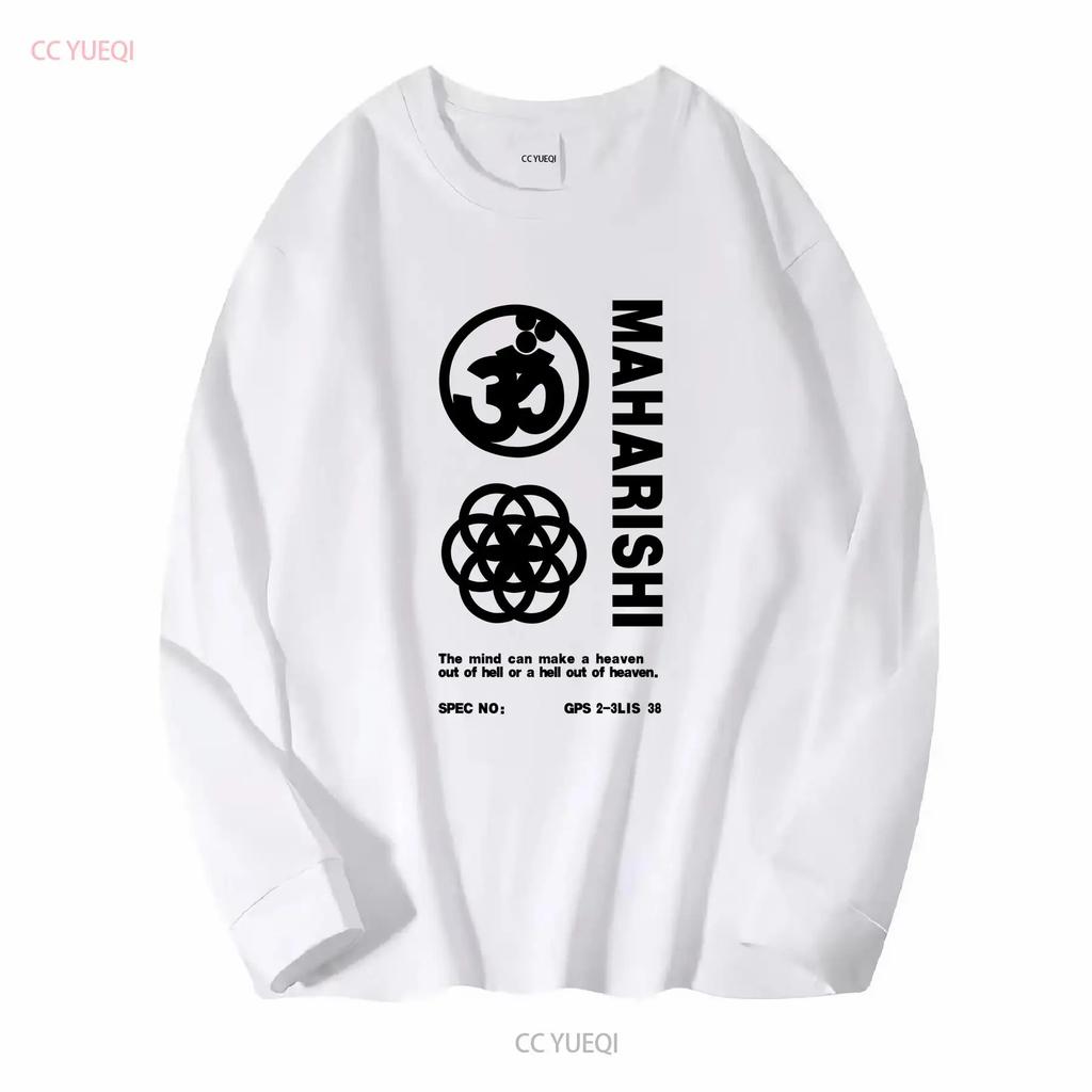 Мужская футболка с круглым вырезом Maharishi размера XL черного цвета с принтом, с длинным или коротким рукавом, винтажная, стильная, повседневная, эластичная, универсальная