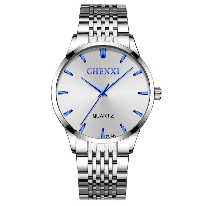 CHENXI Simple Mens Quartz Watches Top Luxury Brand Business Watch Men Fashion Casual Waterproof Stainless Steel Wristwatch