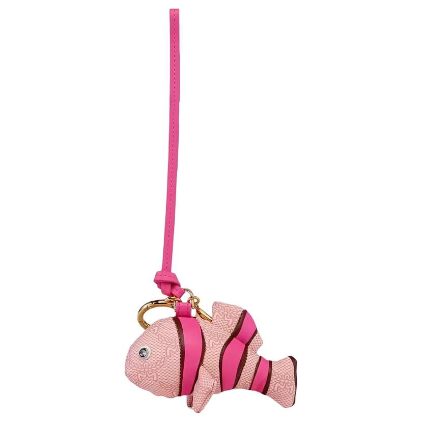 MCM Himmel Lauretos Artificial Leather Bag Charm Bag Accessory Women's Pink MXZFSAC03P6001