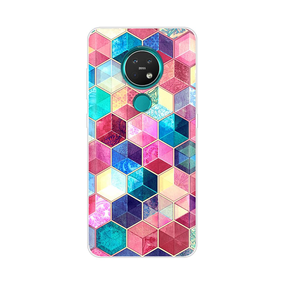 For Nokia 3.4 Back Cover Silicone Phone Case for Nokia 3.4 2020 Case 6.39 inch Flower Funda Coque Capa Bumper Protect Shell Bag