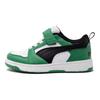 Puma Rebound V6 Удобные Универсальные Низкие Детские Кеды для Катания на Скейте Детские Кроссовки Зеленые 397419-05