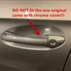 ABS Хром Серебристая дверная ручка Накладка Наклейка Автомобильные аксессуары для Mercedes Benz C class W203