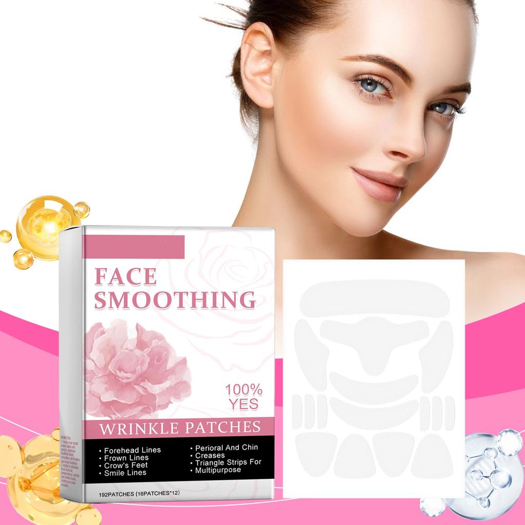 Facial Anti-Wrinkle Patches: Face And Forehead Wrinkle Patches Whole Face Wrinkle Patches To Reduce Fine Wrinkles Frown And Smile Lines