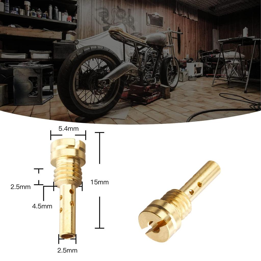Pilot Jet Jetsetmoto FCR28 Carburetor #40#45#47#50#52#55#57#60 (15X5.4) Pilot Jet Set Zephyr/ZRX/ZZR/ZXR Bike Equipment for