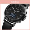 Watch Skmei Minimalism Mens Analog Digital Watch With Alarm Stopwatch Led Backlight Leather Strap