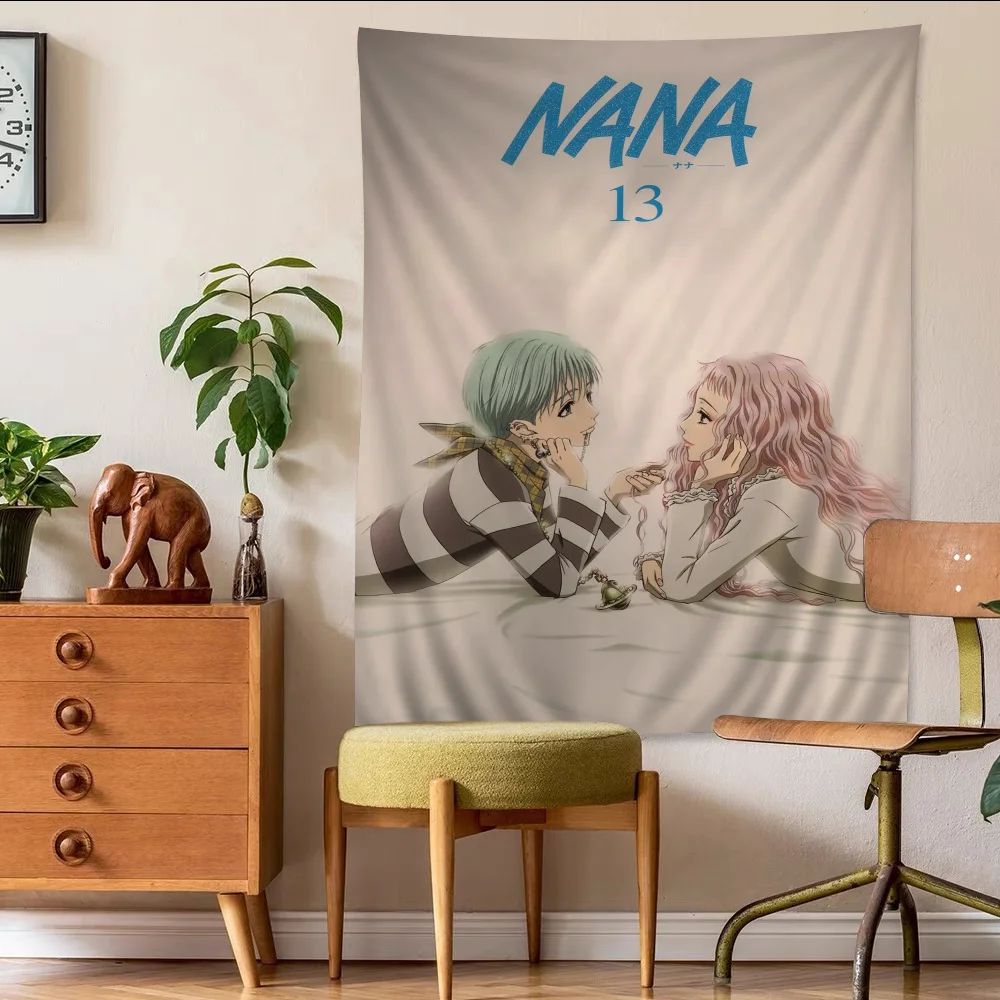 Retro Anime Tapestry, Cartoon Girl Wall Hanging, Home Decor For Bedroom, Gaming Room, Dorm, Living Room And Birthday