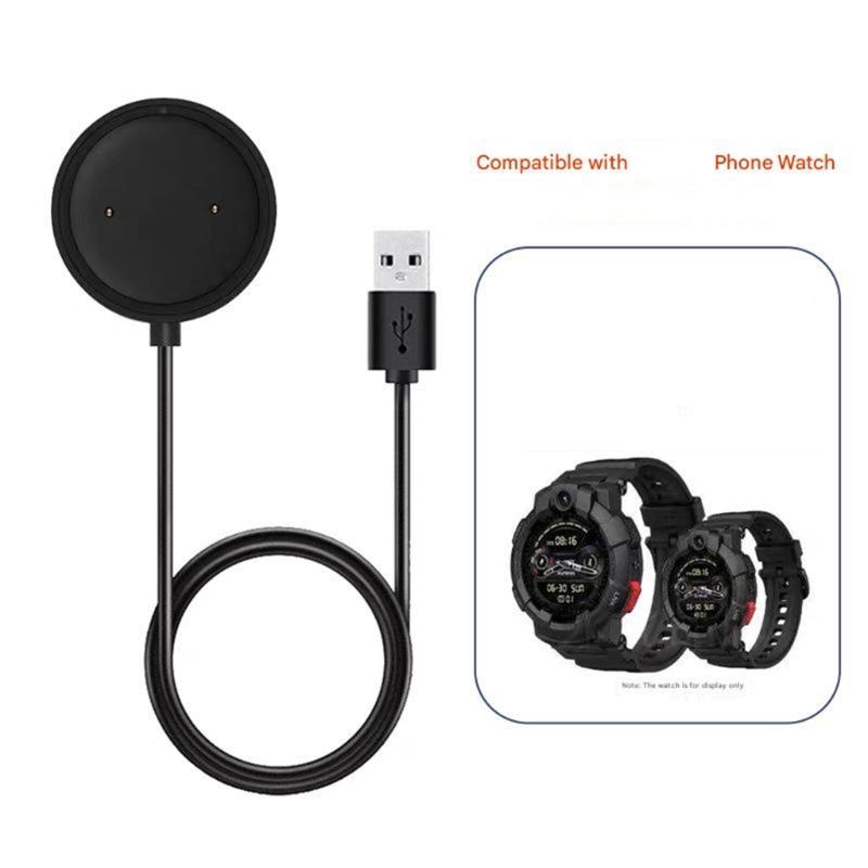 Быстрый магнитный USB-кабель для зарядки умных часов Color/S6/X1. Надежное соединение. Легкий кабель питания. Удобно носить.