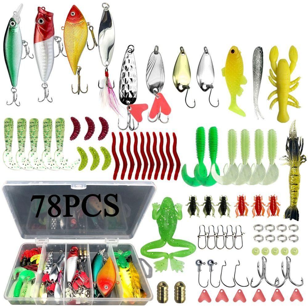 Hook Set Artificial Soft Fishing Bait Crank Hook Silicone Soft Lures Hooks Fishing Accessories