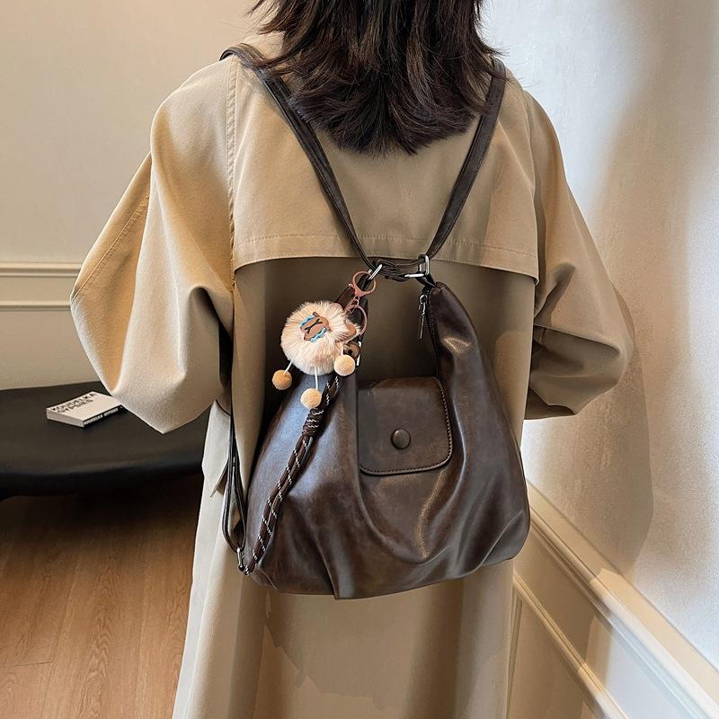 Tote Bag Women's Large Capacity Commuting Backpack Design, Single Shoulder Bag, Lightweight Travel Backpack