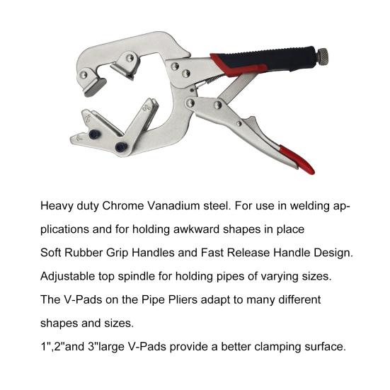 Сварочные клещи с регулируемым верхним шпинделем, многофункциональные антикоррозионные зажимы для пайки, промышленные