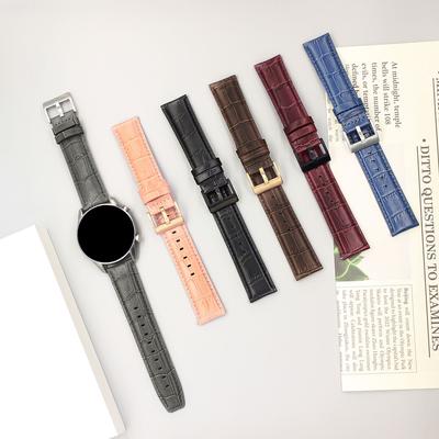 Кожаные ремешки для часов 20 мм 22 мм, совместимые с часами Samsung Galaxy Watch 46 мм, Galaxy Watch 3 45 мм, Gear S3 Frontier/Classic, Huawei Watch GT