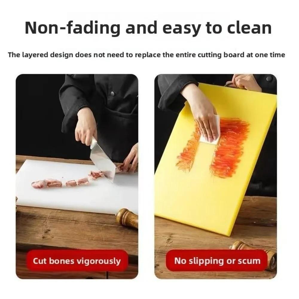 Thickened Plastic Cutting Board Non-Slip Chopping Board Easy To Clean Charcuterie Board  Catering