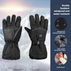 Heated Gloves for Men Winter Thermal Touchscreen Electric Motorcycle Riding Cycling Waterproof Warm