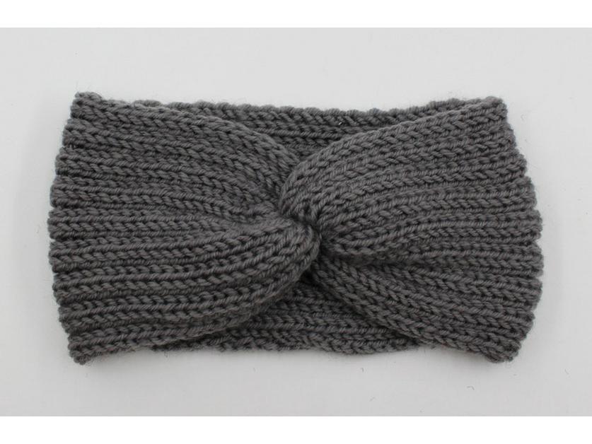 Женская вязаная шерстяная повязка на голову - модная, милая, теплая, уличный аксессуар для волос