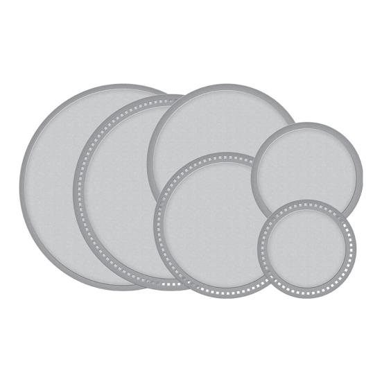 Круглый круг для резки металла умирает DIY записки бумажные карты ремесло трафарет плесень