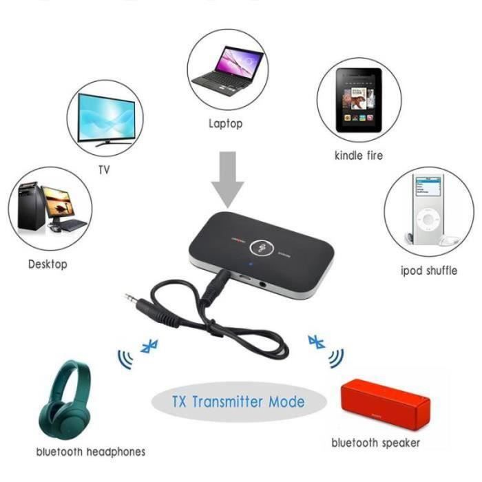 Bluetooth Émetteur Récepteur Musou Bluetooth 40 Transmitter Receiver Adaptateur Audio Bluetooth Sans fil 2-en-1 TV MP3 MP 96831