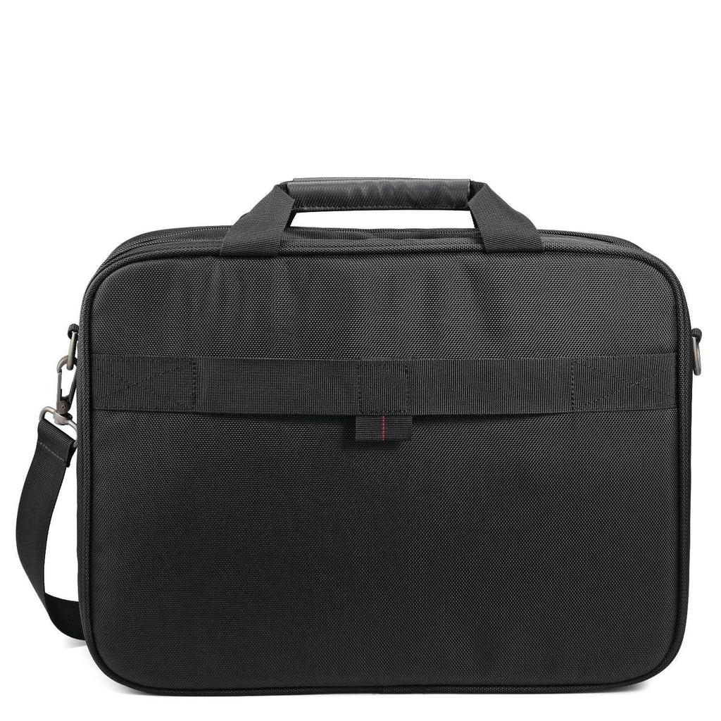 Портфель Samsonite XENON 3 (89433-1041) Черный портфель с двумя отделениями - Не требующий проверки на контрольно-пропускном пункте Черная мужская деловая сумка для поездок на работу и в командировки
