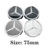 XTRL1 75mm 4PCS car hub center cover protective cover for Mercedes-Benz W211 W203 W204 W204 W210 W124 AMG W202 CLA W212 W212 W220 W205