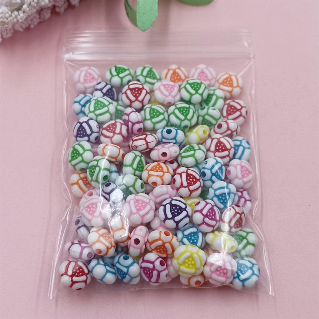 Ювелирные изделия своими руками 100 шт. бабочка шар ручной работы буква цветок бисер акриловый материал ожерелье браслет аксессуары